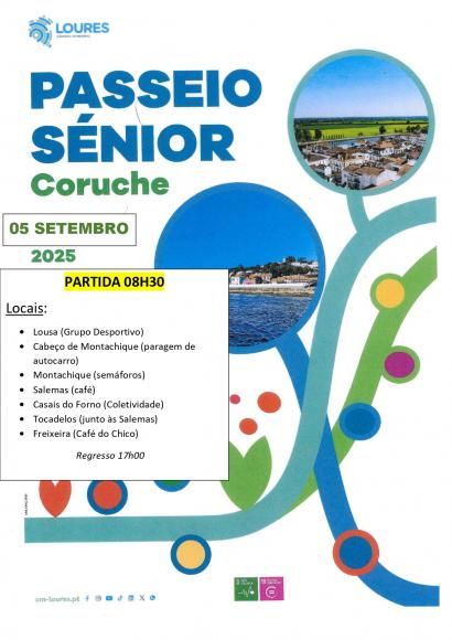 Passeio Sénior - Coruche | 5 setembro de 2025