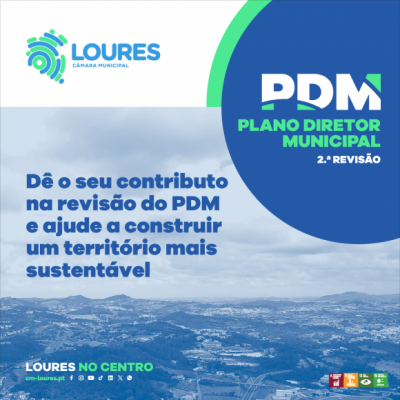 Divulga&ccedil;&atilde;o e Aplica&ccedil;&atilde;o de Question&aacute;rio - 2.&ordf; revis&atilde;o do PDM de Loures: a sua opini&atilde;o conta!