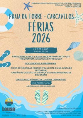 OTL - Praia 2026 "Praia da Torre" | 6 a 17 de julho