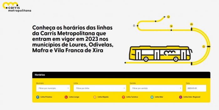 Carris Metropolitana - Novos Horários 01/01/2023